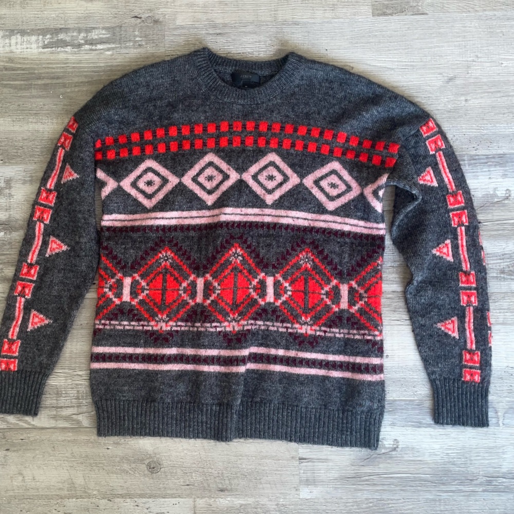 J. Crew Fall/Christmas Sweater// Size Medium